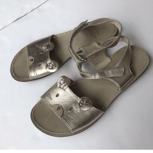Mini Boden Bear Face Sandals Size 4 - Picture 6 of 14